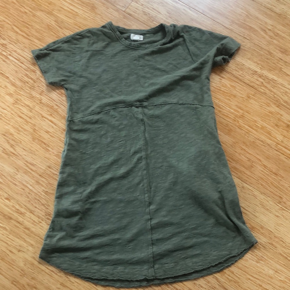 UpWest Easy Tee Mini Dress olive xs